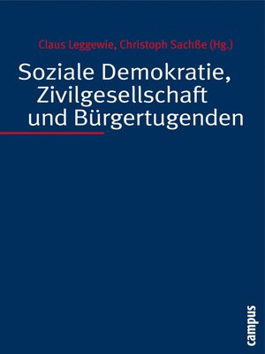cover image of Soziale Demokratie, Zivilgesellschaft und Bürgertugenden